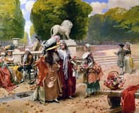 Flower seller in the Tuileries