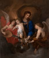 Virgin and Child with Music-Making Angels