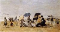 Trouville, Beach Scene
