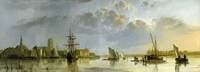 View of Dordrecht from the Maas