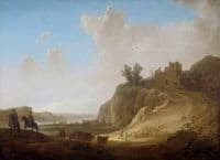 Mountainous Landscape with the Ruins of a Castle