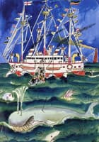 Picture Book for 'Muggeli' 03 (Fishing Boat with Whale)