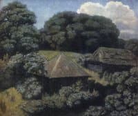 Summer Landscape with Houses