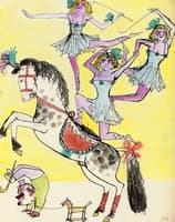 Picture Book for 'Muggeli' 13 (Three Acrobats)