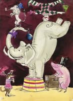 Picture Book for 'Muggeli' 09 (Circus with Performing Elephant)