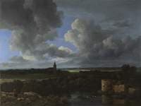 Landscape with a Ruined Castle and a Church