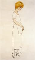 Portrait of a Woman in Profile