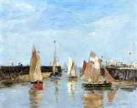 Trouville, the Jetties, High Tide