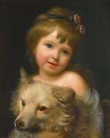 Girl with Dog