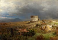 Via Appia with the Tomb of Cecilia Metella
