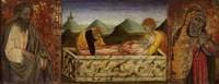 The Entombment of the Virgin, Saint Bartholomew and a Female Saint