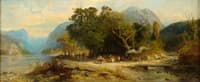 Resting Caravan in the Caucasus