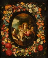 Antwerpen Madonna and Child in the Garland
