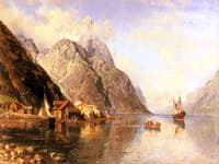 Ferrying Passengers to the Steamer 'Roeser'