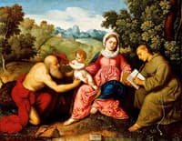 Madonna and Child with Saint Jerome and Saint Francis