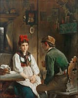 Couple in a Farmhouse
