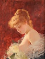 Portrait of a Partially Draped Young Girl