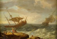 Shipwreck off the coast