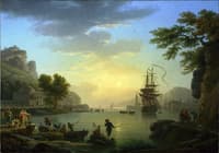 A Landscape at Sunset
