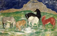 Horses in a Field