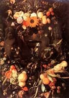 Fruits and Flowers with Wine Glass