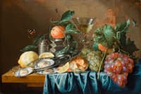 Still Life with Oysters and Grapes