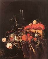 Still-Life with Fruit, Flowers, Glasses and Lobster