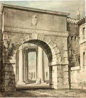 Portico Before St. Peters