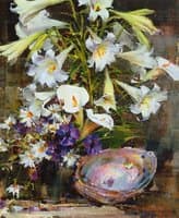 Lilies with a Shell