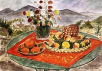 Still Life with Red Carpet