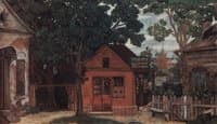 Stage design for Alexander Ostrovsky's play