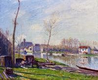 Construction Site at Matrat, Moret-sur-Loing