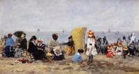 Trouville, Beach Scene