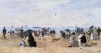 Trouville, Beach Scene