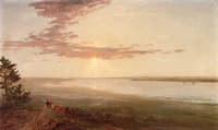 Sunset on a River Inlet