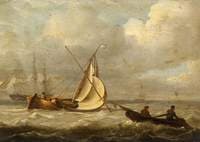 Fishing Boats in a Breeze
