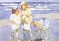 Children at the Shore
