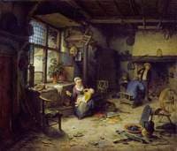 Interior with Peasants