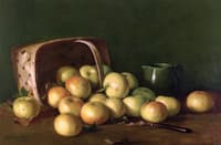 Apples Spilling from a Basket