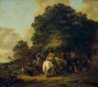 Sportsmen Halting at an Inn