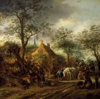 Travellers at an Inn