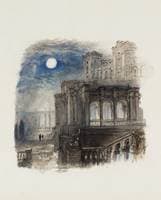 Rogers's 'Italy' - Villa Madama by Moonlight