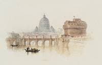 Rogers's 'Italy' - Castle of St Angelo, Rome