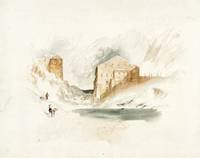 Rogers's 'Italy' - The Hospice. Great St Bernard with the Lake