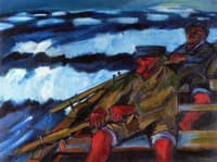 Fisherman in a Boat