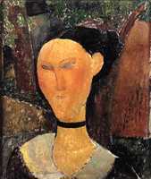 Woman with Velvet Ribbon