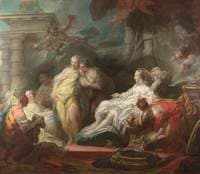 Psyche Showing her Sisters her Gifts from Cupid
