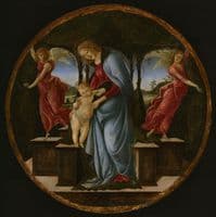 Virgin and Child with Two Angels