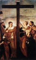 Saints Helen and Barbara Adoring the Cross