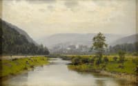 Summer Landscape with River